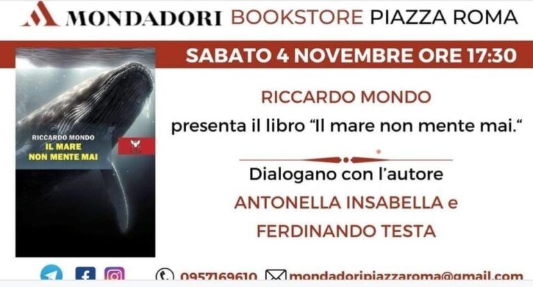 Presentazione del libro “Il mare non mente mai”